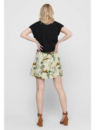 Jupe courte beige ONLY femme