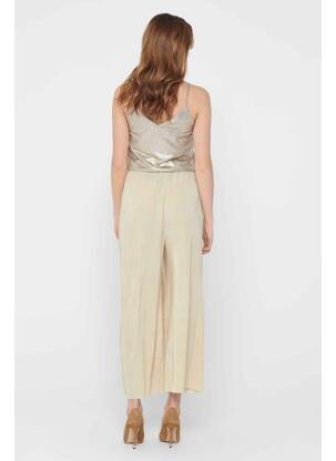 Pantalon droit or ONLY femme