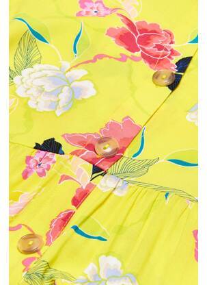 Robe mi-longue jaune ONLY fille