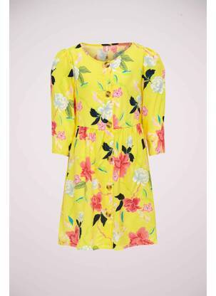 Robe mi-longue jaune ONLY fille