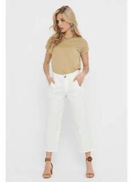 Pantalon chino blanc JACQUELINE DE YONG femme
