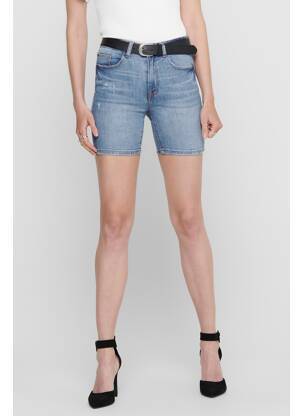 Short bleu JACQUELINE DE YONG femme