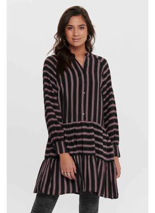 Robe mi-longue noir ONLY femme