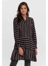 Robe mi-longue noir ONLY femme