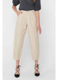 Pantalon large beige JACQUELINE DE YONG femme