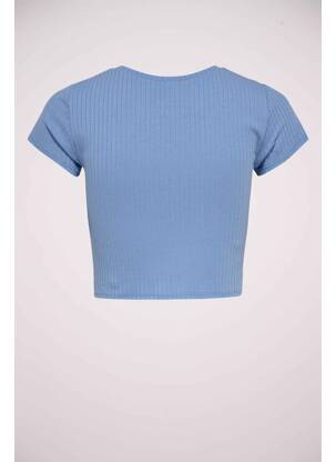 Crop top bleu ONLY femme