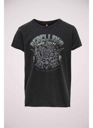 T-shirt noir ONLY fille