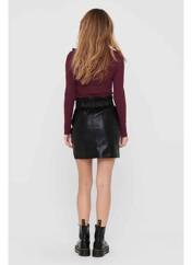 Mini-jupe noir ONLY pour femme seconde vue