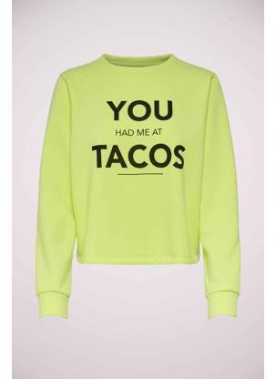 Sweat-shirt vert ONLY femme
