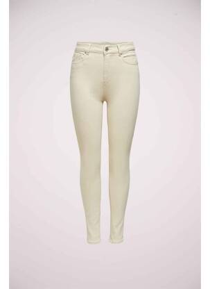 Jeans skinny beige ONLY pour femme
