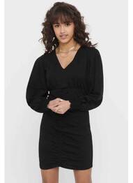 Robe mi-longue noir ONLY femme