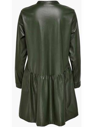 Robe mi-longue vert ONLY femme