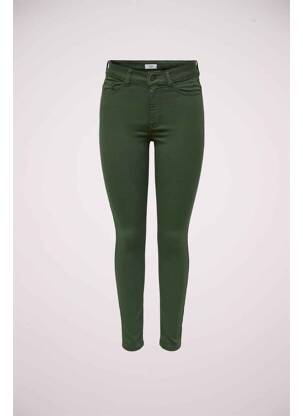 Pantalon slim vert JACQUELINE DE YONG pour femme