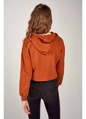 Sweat-shirt à capuche marron ONLY femme