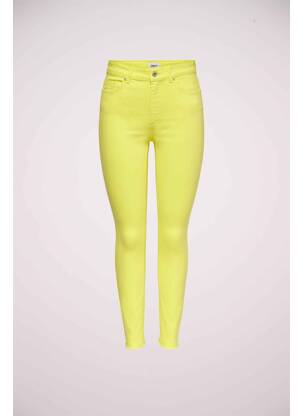 Pantalon slim jaune ONLY pour femme