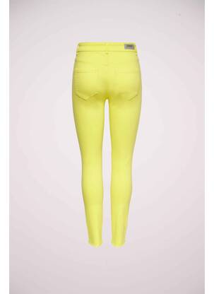 Pantalon slim jaune ONLY femme