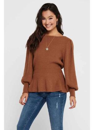 Pull marron ONLY pour femme