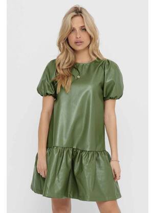 Robe mi-longue vert ONLY femme