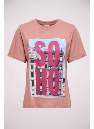T-shirt rose JACQUELINE DE YONG pour femme