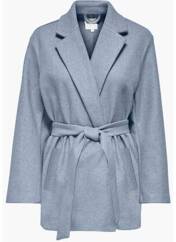 Manteau court bleu ONLY pour femme seconde vue
