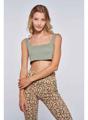 Crop top vert ONLY femme