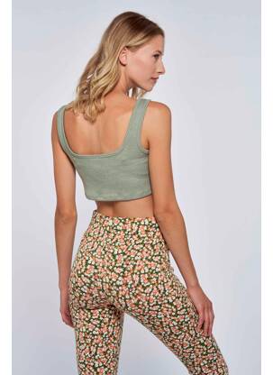 Crop top vert ONLY femme