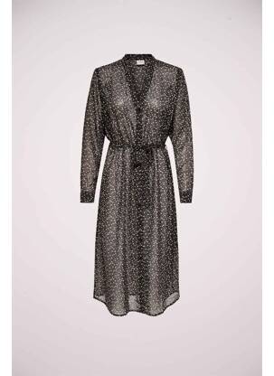 Robe mi-longue noir JACQUELINE DE YONG femme