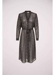 Robe mi-longue noir JACQUELINE DE YONG femme