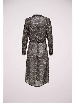 Robe mi-longue noir JACQUELINE DE YONG femme