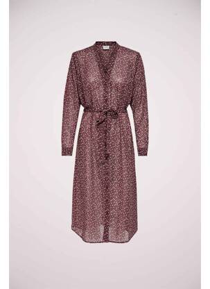 Robe mi-longue rouge JACQUELINE DE YONG femme