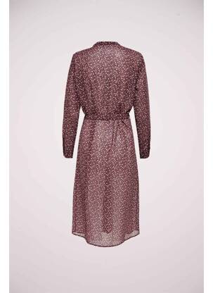Robe mi-longue rouge JACQUELINE DE YONG femme