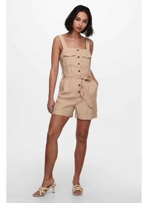 Combishort beige ONLY pour femme