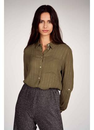 Chemisier marron ONLY femme