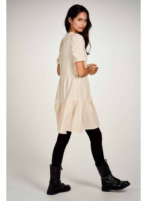 Robe mi-longue beige ONLY femme