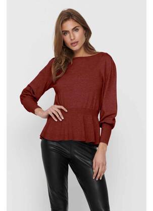 Pull rouge ONLY pour femme