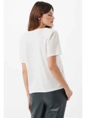 T-shirt blanc JACQUELINE DE YONG pour femme seconde vue
