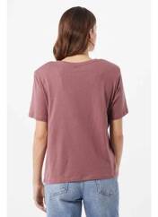 T-shirt rose JACQUELINE DE YONG pour femme seconde vue