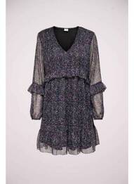 Robe mi-longue noir JACQUELINE DE YONG femme