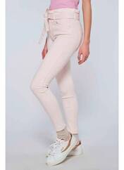 Jeans coupe slim rose ONLY pour femme seconde vue