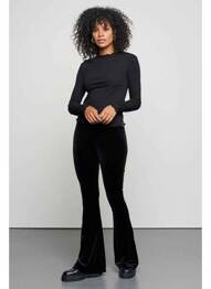 Pantalon flare noir CATWALK JUNKIE. femme