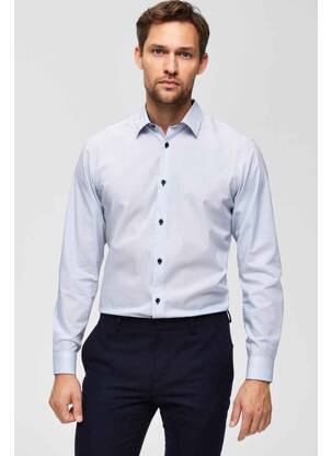 Chemise manches longues blanc SELECTED homme