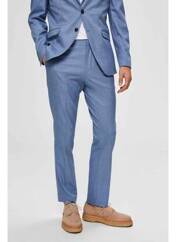 Pantalon chino bleu SELECTED pour homme seconde vue