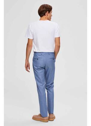 Pantalon chino bleu SELECTED homme