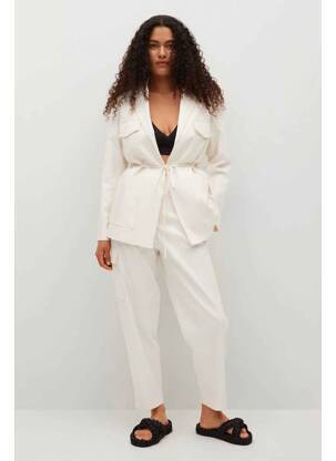 Pantalon 7/8 beige MANGO femme