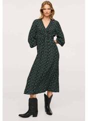 Robe mi-longue vert MANGO pour femme seconde vue