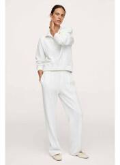 Pantalon droit blanc MANGO pour femme seconde vue