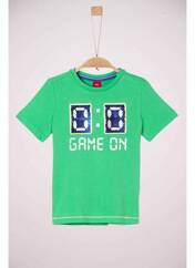 T-shirt vert S.OLIVER pour garçon seconde vue