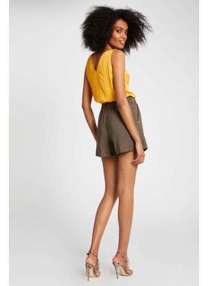 Débardeur jaune MORGAN femme