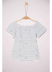 T-shirt blanc S.OLIVER pour fille seconde vue