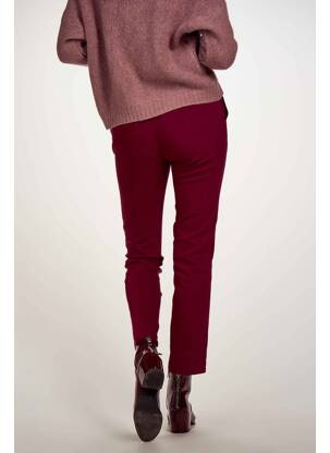 Pantalon 7/8 rouge MORGAN femme